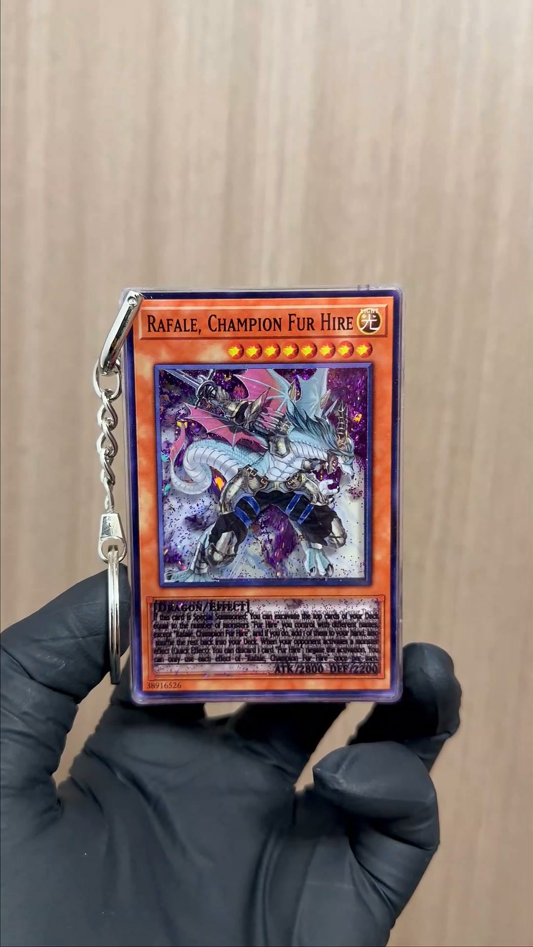 Custom Yu-Gi-Oh! Card Quicksand Keychain
