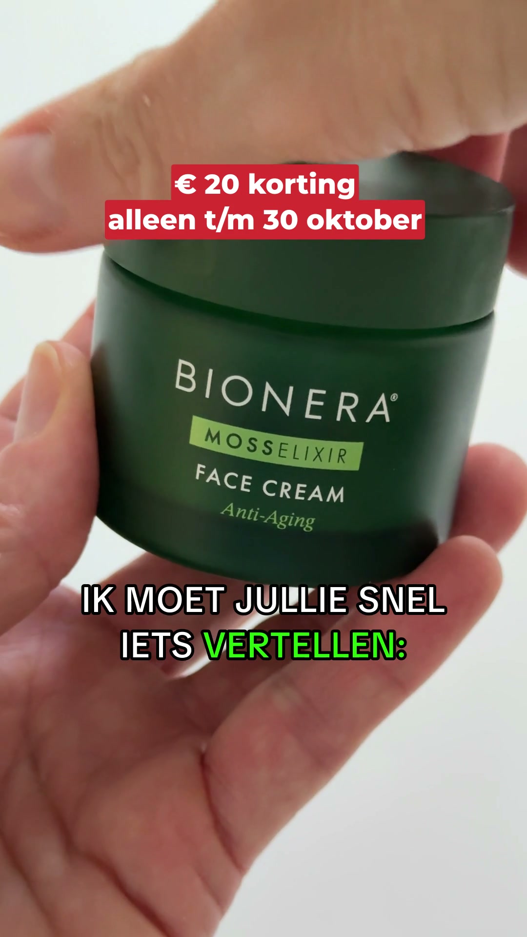 Minder rimpels of uw geld terug.