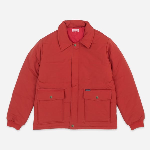 GRAIN JACKET - DARK RED
