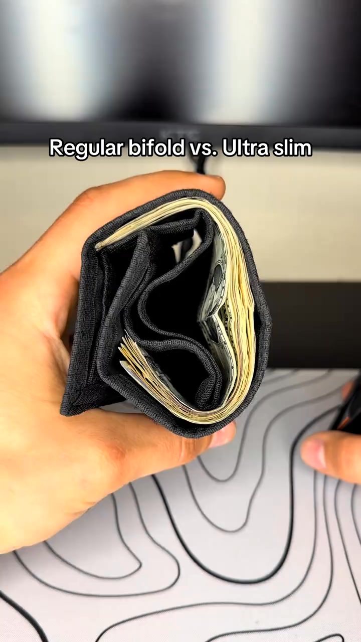 Smart Slim Wallet – Pop-Up Cards. RFID Blocking. AirTag Ready.