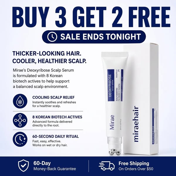 Deoxyribose Scalp Serum 2% with 8 Korean Biotech Actives