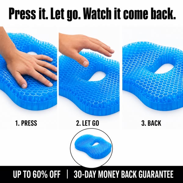 Tailbone relief for seniors.