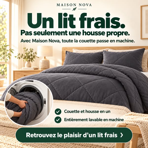 Fini de changer la housse de couette