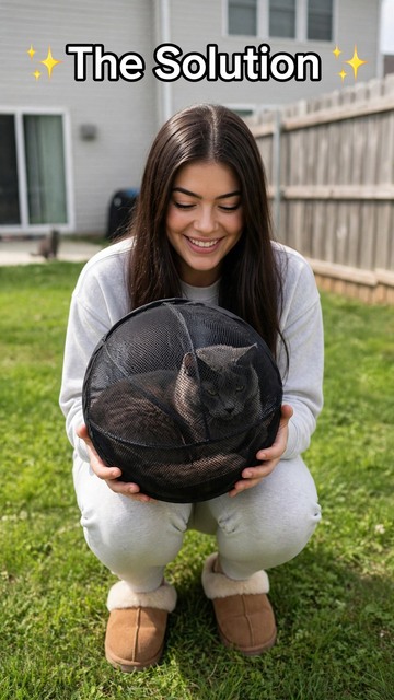 FreshAir Cat Haven™ – Pop-Up Mesh Playpen
