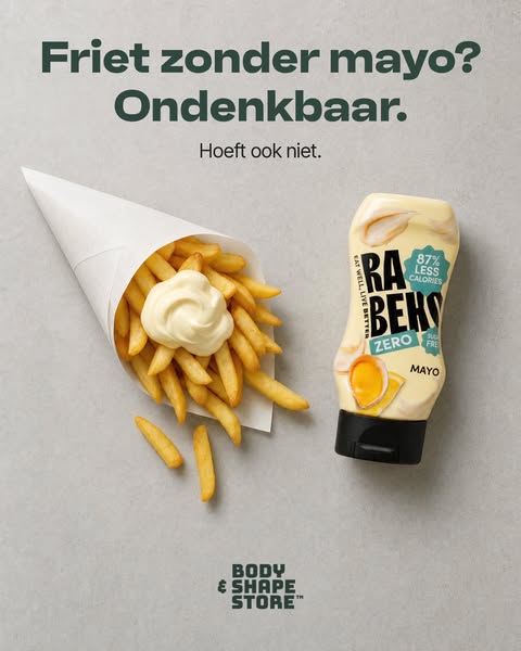 Rabeko Zero Mayo · 18 kcal per schepje