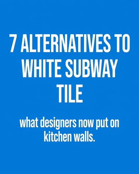 7 Stunning Alternatives to Traditional Tile Backsplashes for Your Kitchen
