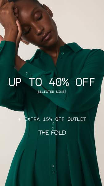 Up To 40% Off Selected Styles