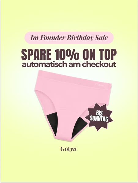10% extra sparen bis Sonntag!