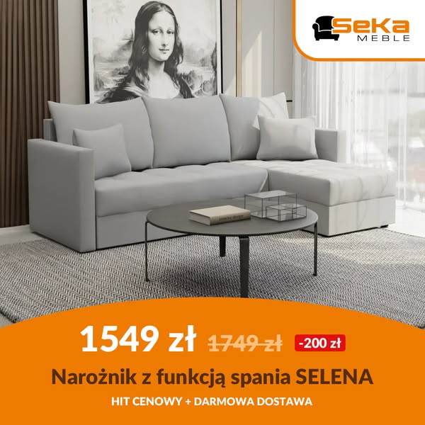 Narożnik Selena tylko za 1549 zł - HIT CENOWY