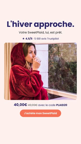 20% avec le code PLAID20