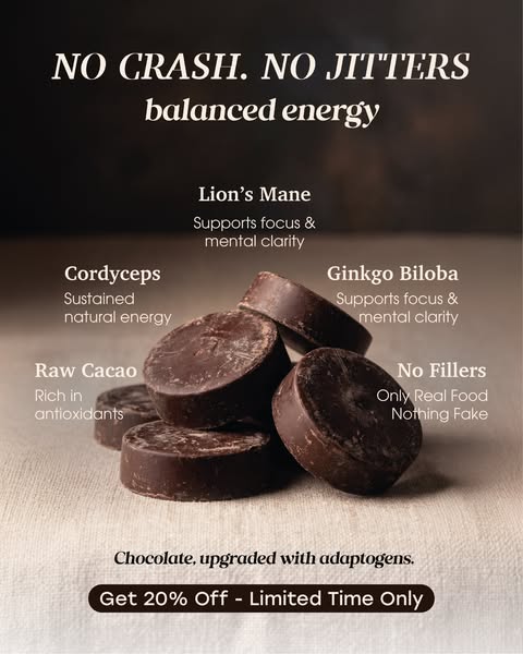 The First Superfood Chocolate Button