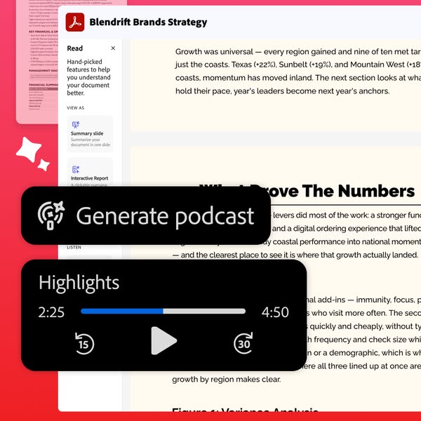 Putting your documents to work with agentic AI in Acrobat