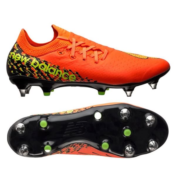 New Balance Furon V7 Pro SG Dizzy Heights - Orange/Neon/Sort