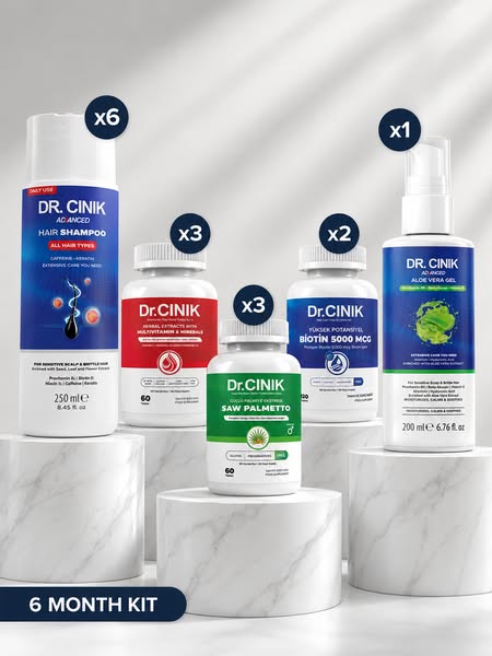 Complete 6-Month Hair Care Set