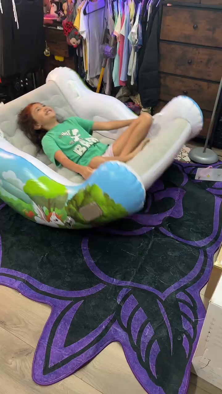 Inflatable Sensory Rocker for Kids | Built-in Pump, Supports Up to 265lbs