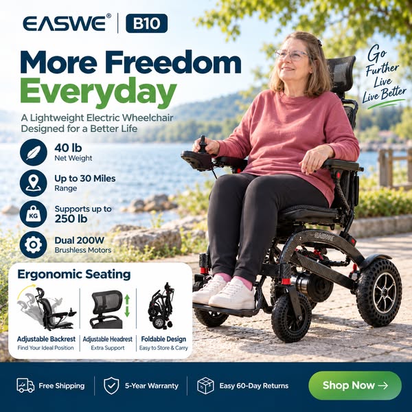 £699 Electric Wheelchair – Save £1,100