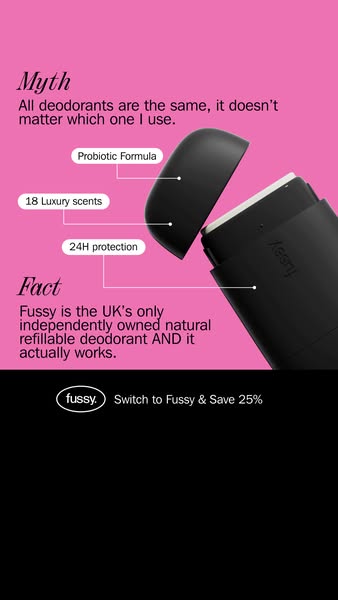 Fussy - The Only Independent Natural Refillable Deodorant
