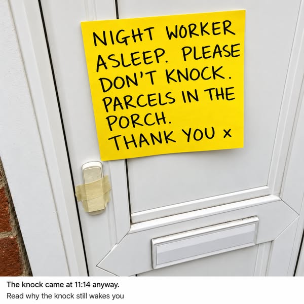 The knock came at 11:14 anyway