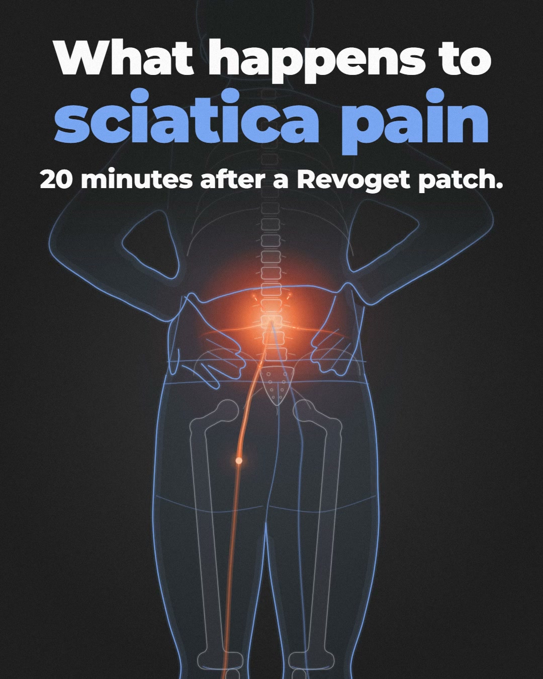 Relief in 15 min. Lasts up to 12 hours.