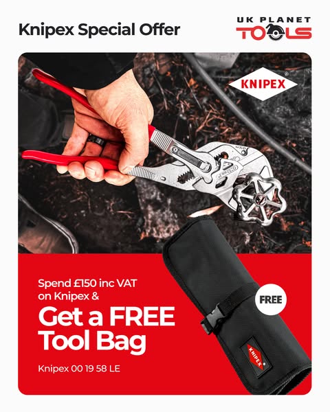 FREE KNIPEX Tool Bag Worth £29.99
