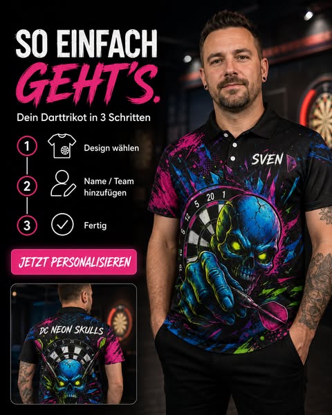 Dein Darttrikot mit Namen