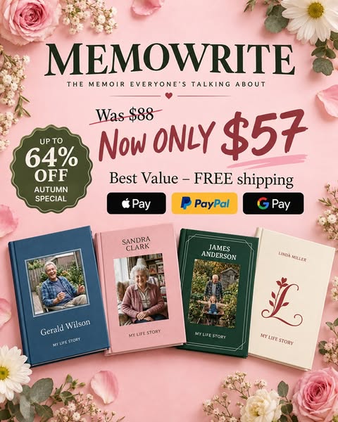 Autumn Sale – 64% Off. Your Story Can't Wait.