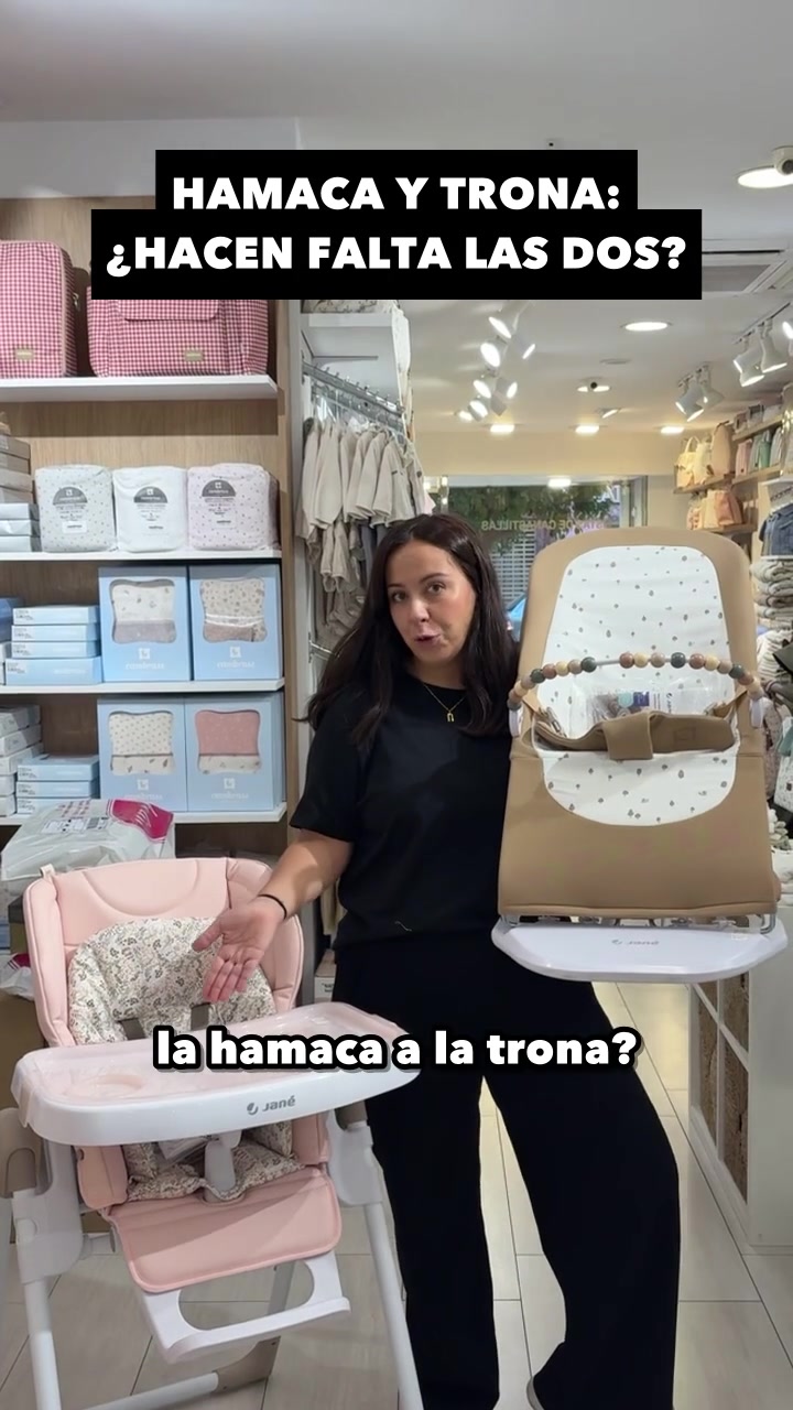 Hamaca y trona en una