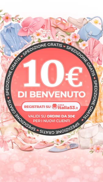 Promo di benvenuto: €10 di sconto su €30