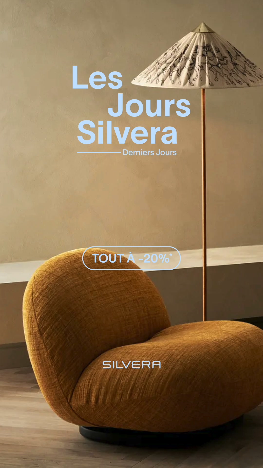 Derniers jours : -20% sur plus de 500 marques du design*