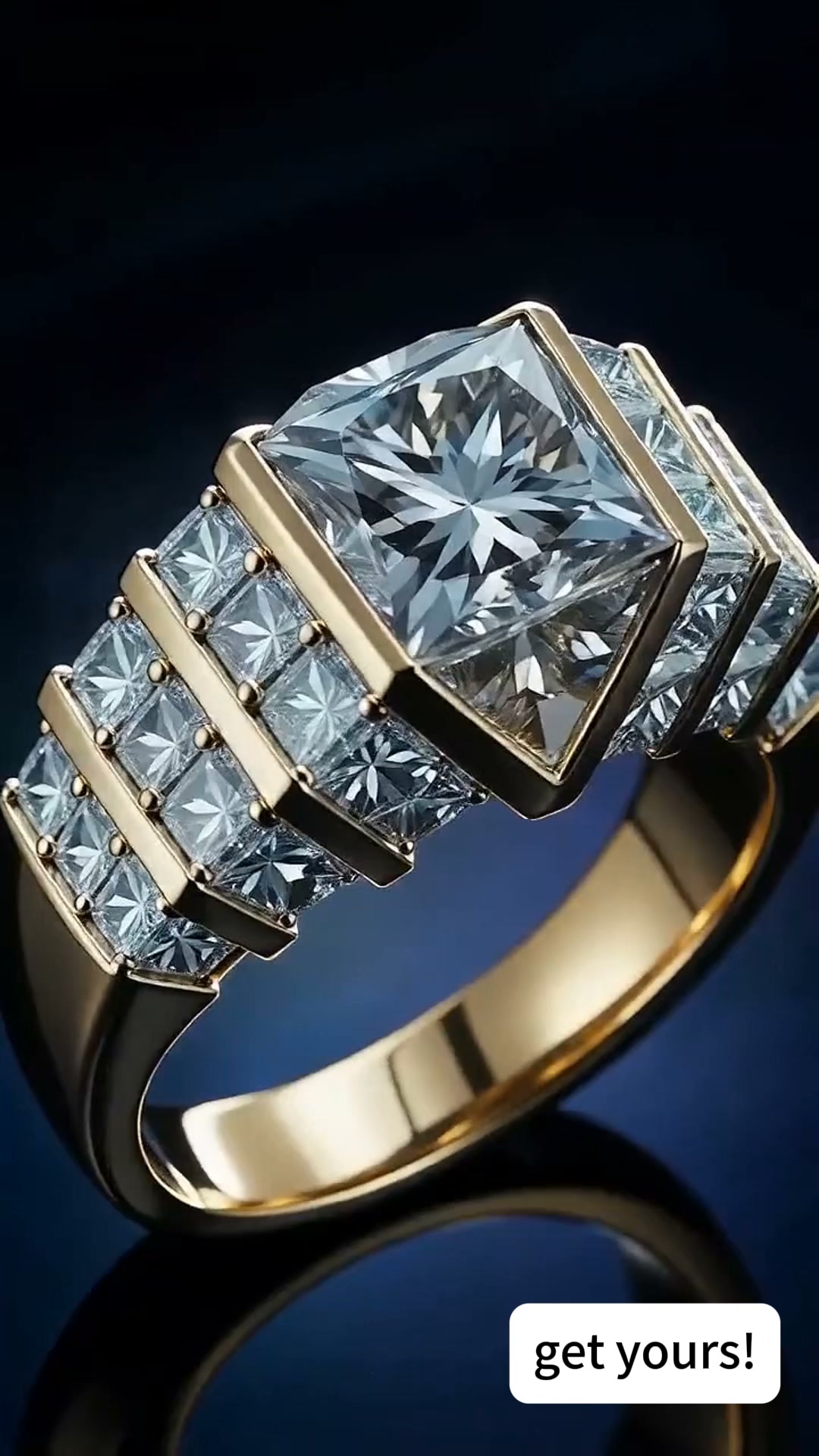 Luxury Chunky Sparkling Ring