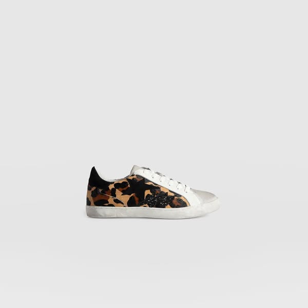 Spitalfields Trainer - Leopard/Star