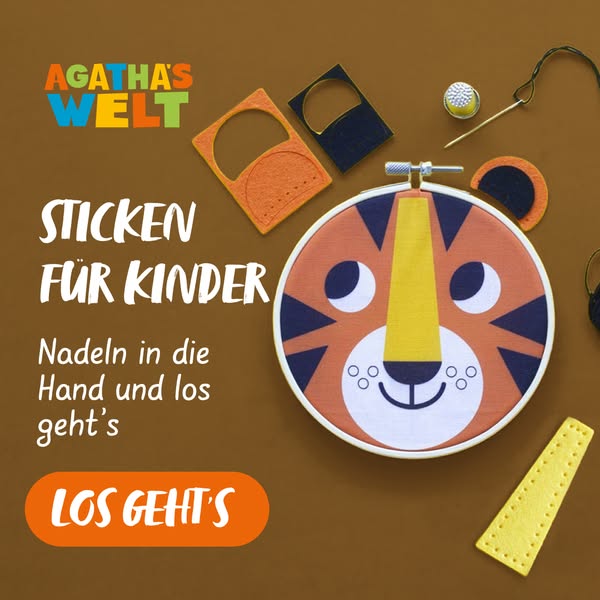 Sticken für kleine Hände