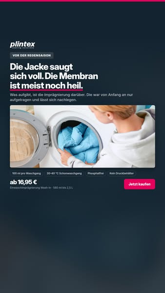 Regenjacke retten statt ersetzen