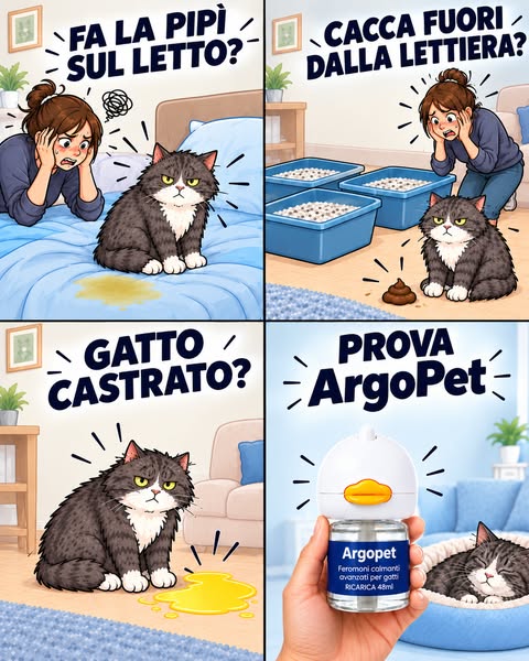 Aiuta il tuo gatto a vivere senza stress con Argopet.