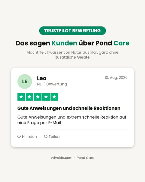 Klares Wasser 100% Natürlich