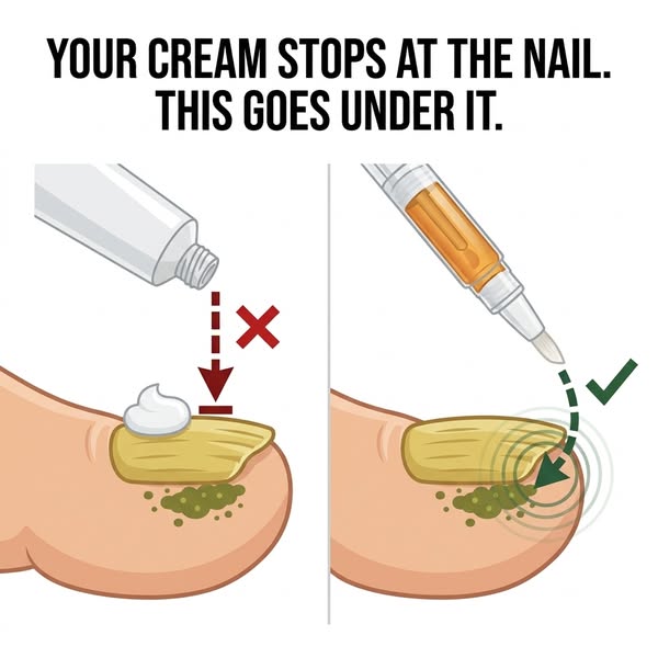 Your Cream Sits On Top. The Fungus Is Under It.