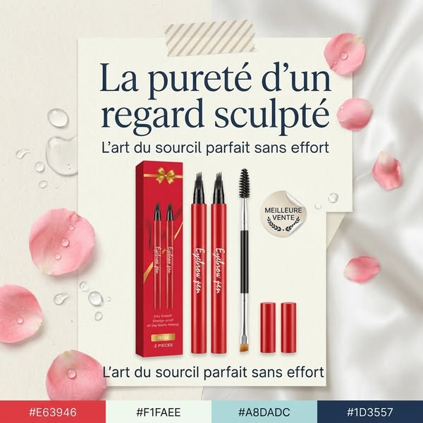 Actualités – Crayon liquide pour sourcils à double embout