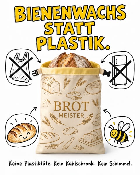 Bienenwachs statt Plastik.