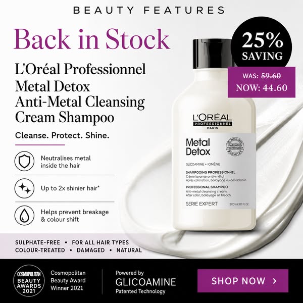 L'Oréal Professionnel Metal Detox Anti-Metal Cleansing Cream Shampoo 300ml