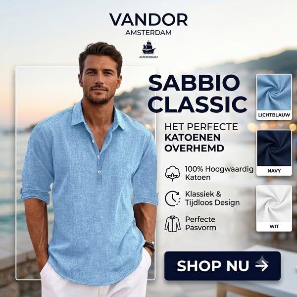 Sabbio Classic | Het Perfecte Overhemd