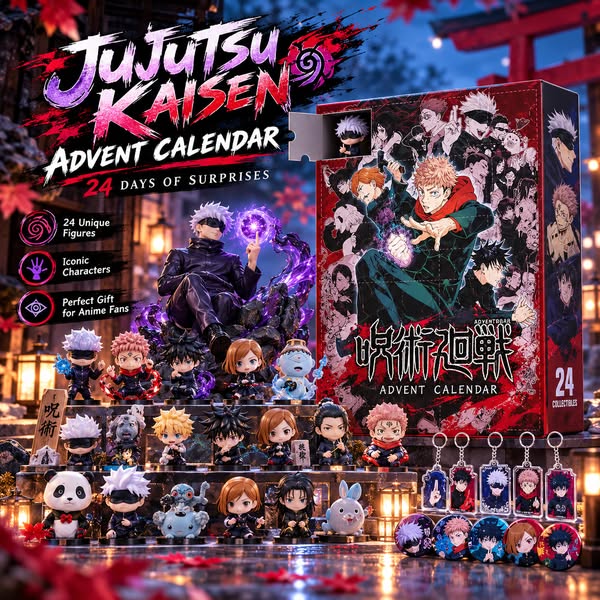 Anime Advent Calendar • JJK Advent Calendar 2026 Holiday