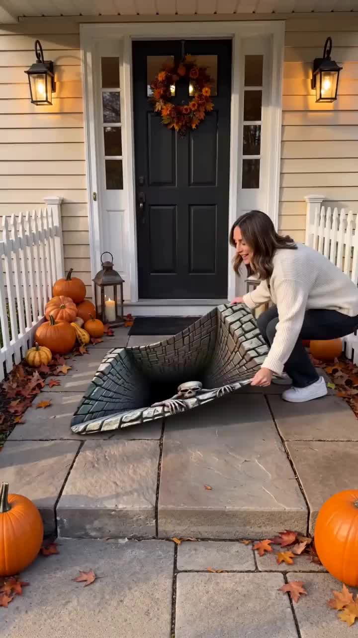 Halloween Horror Welcome Mat