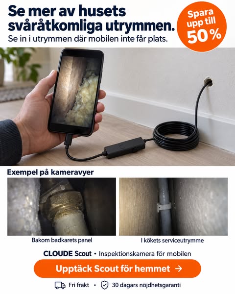 CLOUDE Scout – kameran för trånga utrymmen