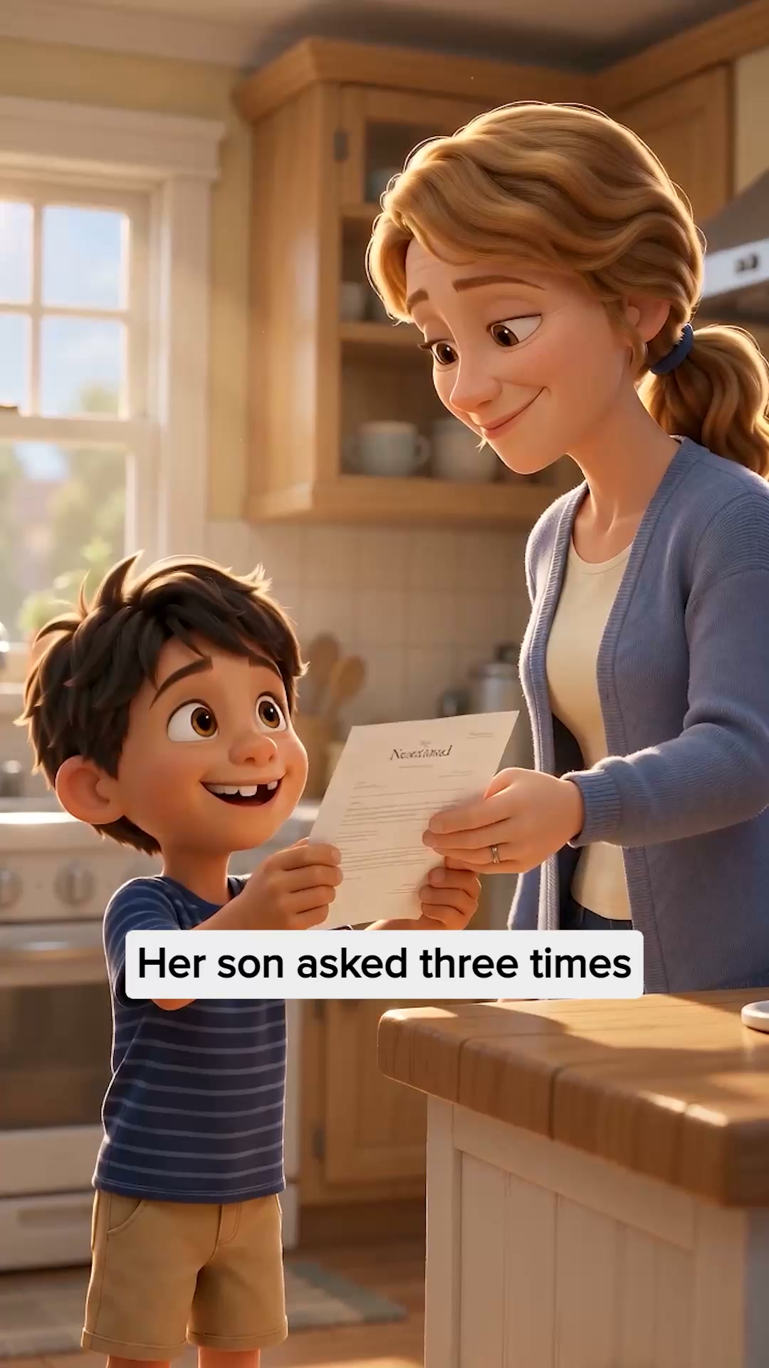 She Turned Down Her Son's School Photo. Then Didn't.