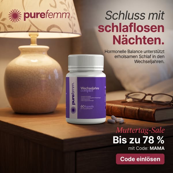 MUTTERTAG-SALE: 78 % Rabatt auf Purefemm — Code MAMA