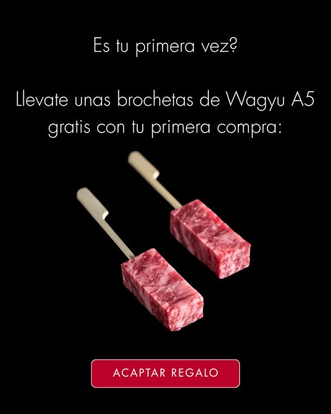 Brochetas de Wagyu · GRATIS