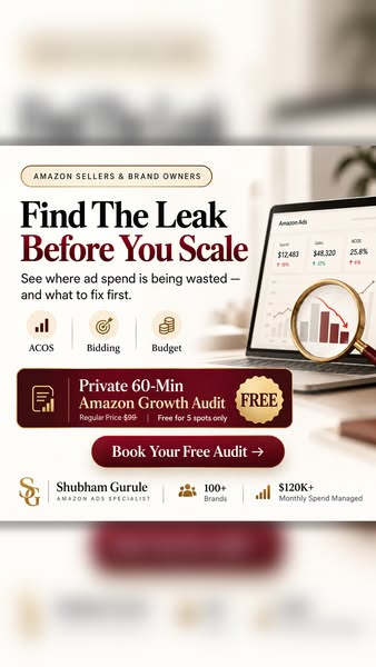Book Your FREE Amazon Growth Audit
