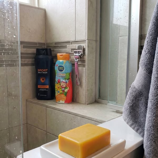 My mother's soap is in my shower now.