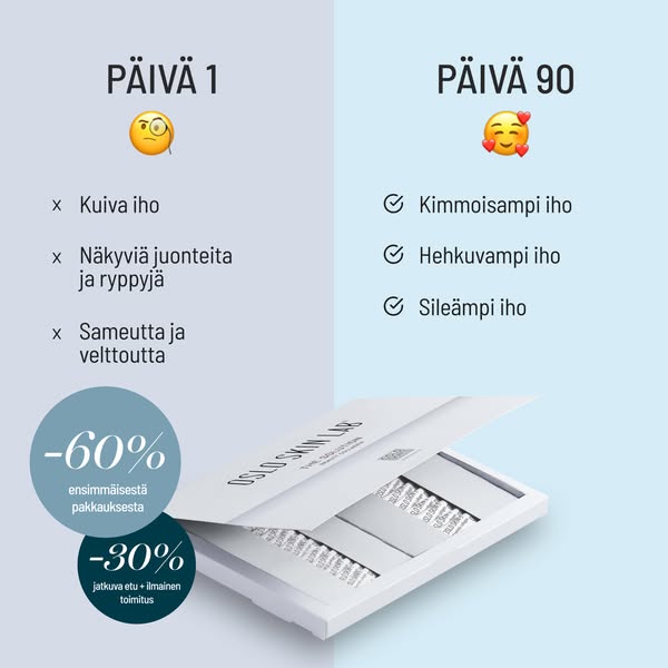 Korkealaatuinen kollageeni –60 %