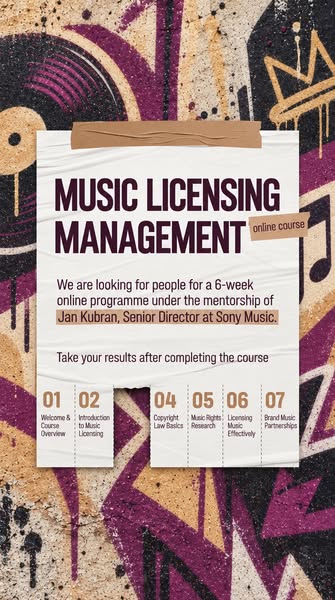 Become a Music Licensing Manager